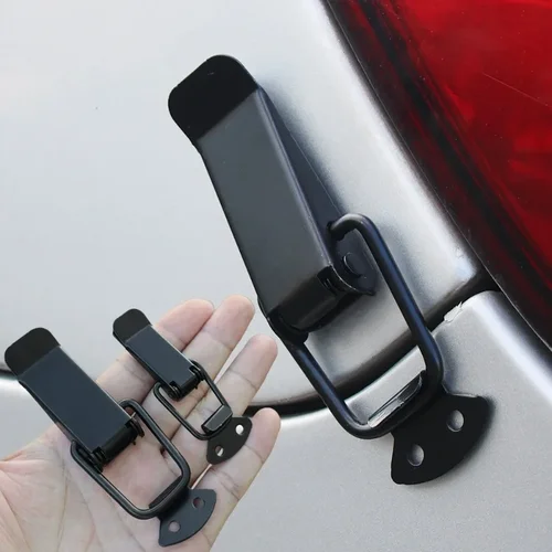 Imagen 1 del producto Ganchos de tracción para parachoques de coche, sujetadores de liberación rápida, cerraduras de conexión de seguridad, accesorios para automóvil, 2 uds.