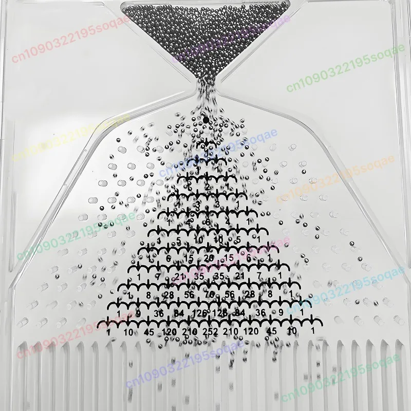 

Galton Board Model Mathematical Teaching Toy Normal Distribution Principle Plastic Decorative Ornament