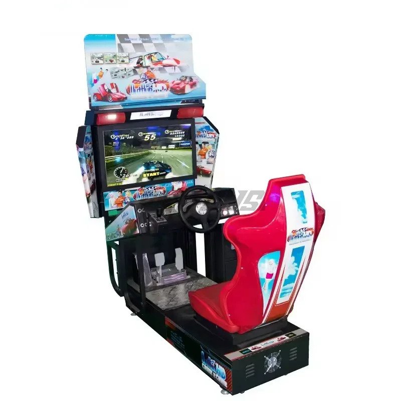 

Wholesale 32 Inch Outrun Coin Operated Arcade Games Car Race Machine Premium Indoor Motion Sim Speed Racing Cars Simulator