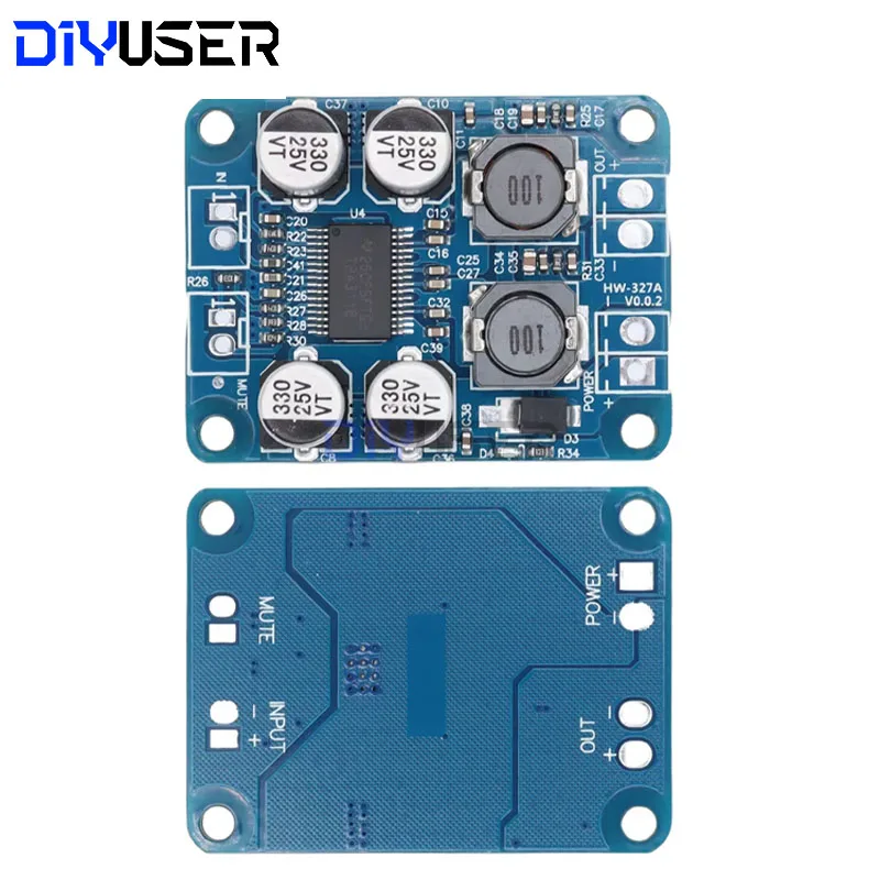 DIYUSER TPA3118 60W 32Pin Chip Original DC 12V-24V Mono Digital Audio Power Amplifier Board Amp Module