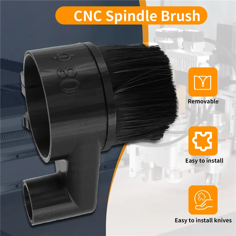 

ABWP-CNC Engraving Machine Accessories Spindle Brush Dust-Proof Brush Vacuum Cleaner Spindle