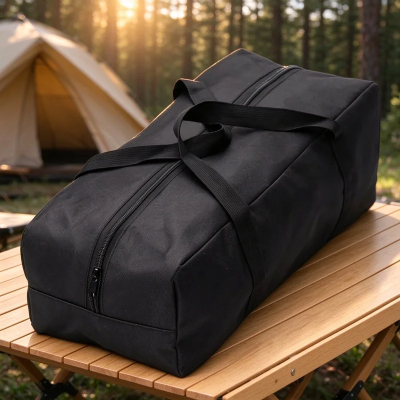Large Oxford Cloth Storage Bag Portable Outdoor Tent Supplies Bag Multifunctional Camping Gear Organizer
