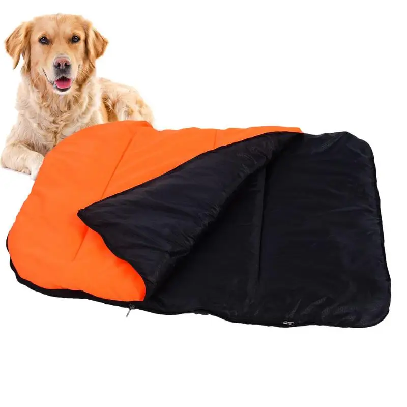 

Warm Pet Bed Cave Soft Electric Packable Puppy Sleeping Bed Outdoor Travel Dog Bed Sleeping Bag With Zipper Portable Cat Bed For