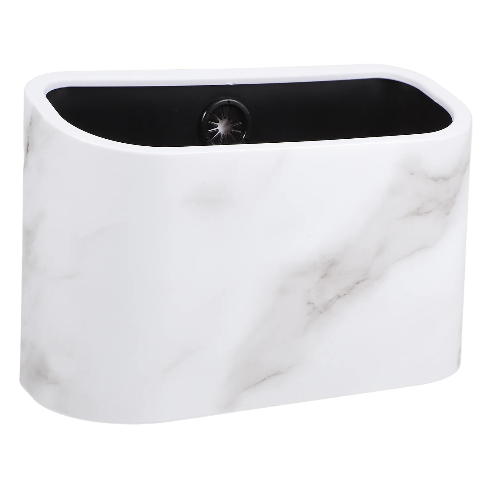 

Small Trash Can Bathroom Waste Baskets Wastebasket Bedroom Garbage Bins for Kitchen Desk Mini White Cute Office