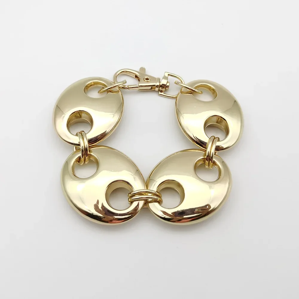 Aangepaste link overdreven CCB ketting en armband