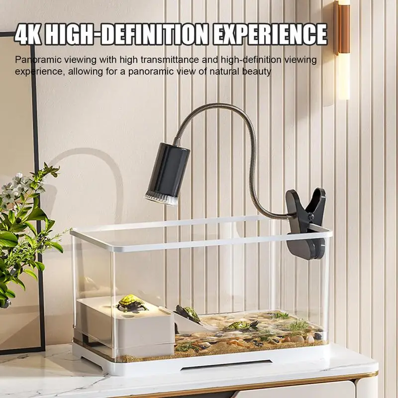 

High definition transparent acrylic aquarium plastic leak proof aquarium reptile turtle habitat Tortoise Aquarium Habitat