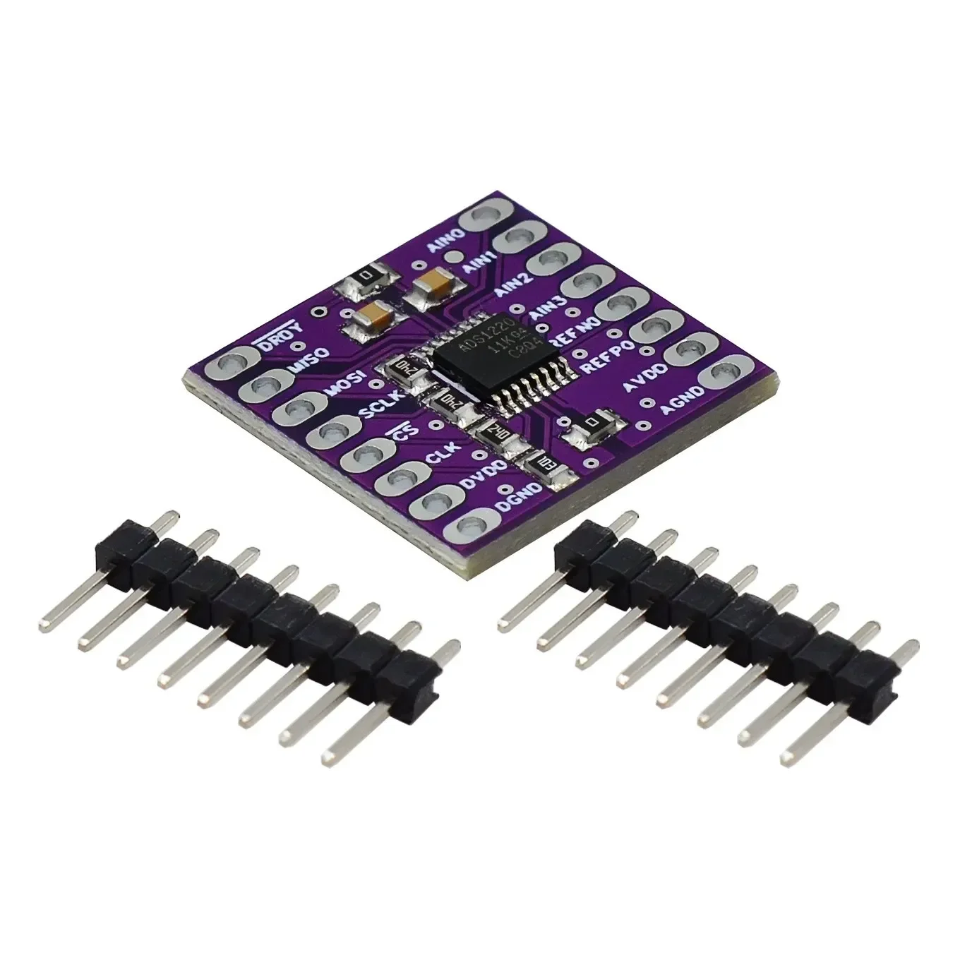 

ADS1220 ADC 24 Bit Converter Module I2C Low Power 24 Bit Analog-to-Digital Converter