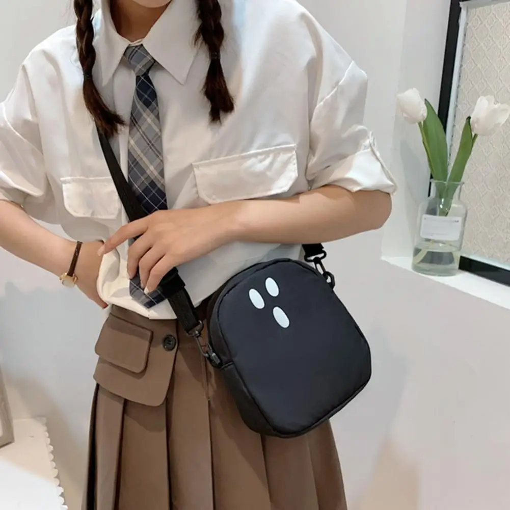 

Women Shoulder Bag Stylish Functional Cross-body Bags for Women Capacity Ghostly Chic Cute Black White Shoulder Bags Stick