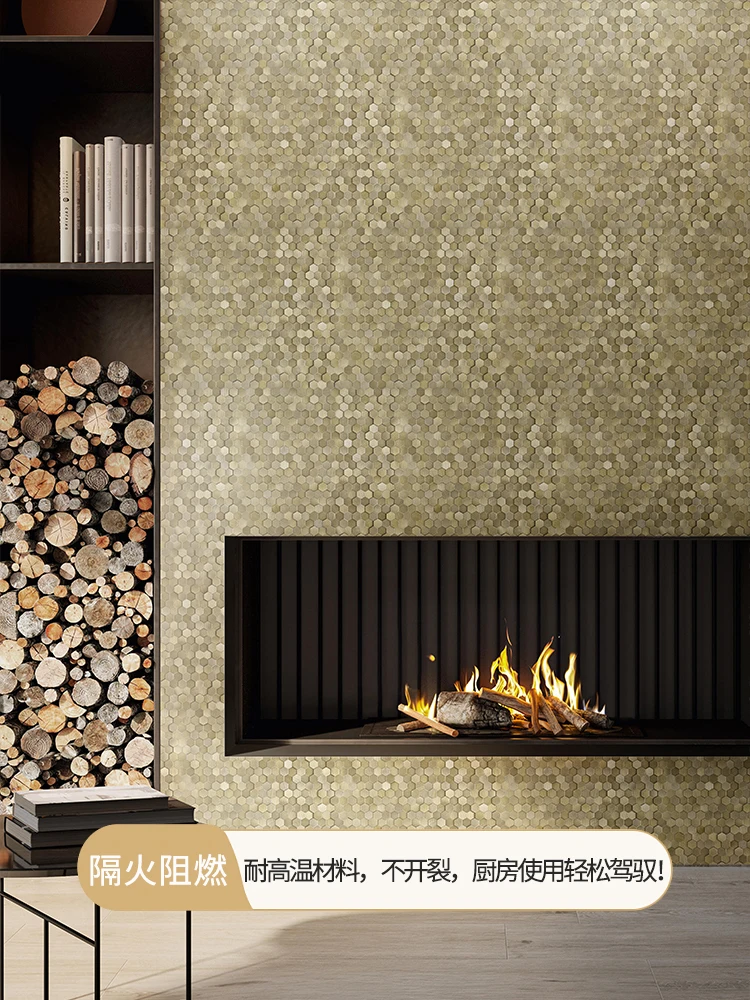 Mosaic aluminum-plastic decorative panel moisture-proof and fireproof bathroom wall pasting ceramic tile industrial decoration