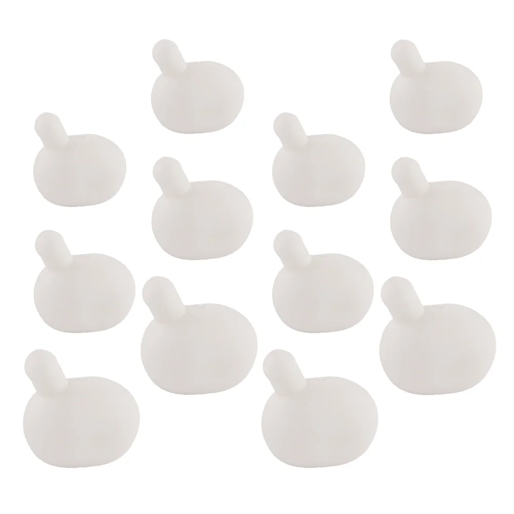 18pcs Bubble Blowing Inserts Silicone Squeeze Inner Ball Replacement For Kids Diy Project Durable Transparent Party Favors