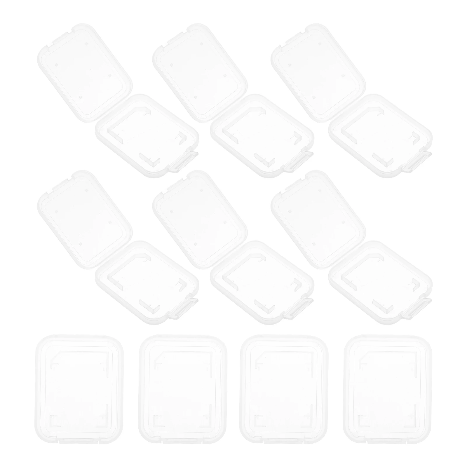 

20pcs Memory Card Holder Organizer Storage Box For Camera Sim Coins Fuse Guitar Picks Portable Carry Case Lightweight Travel