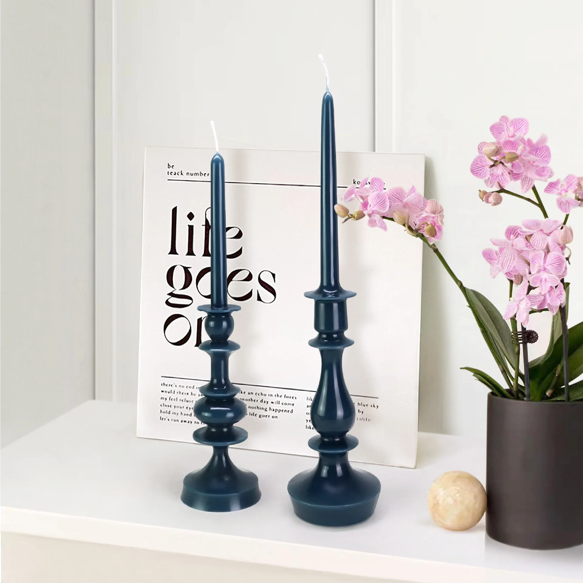 ヴィンテージヨーロピアンキャンドルスティックシリコンモールド - Candle Quotes のレビューと価格