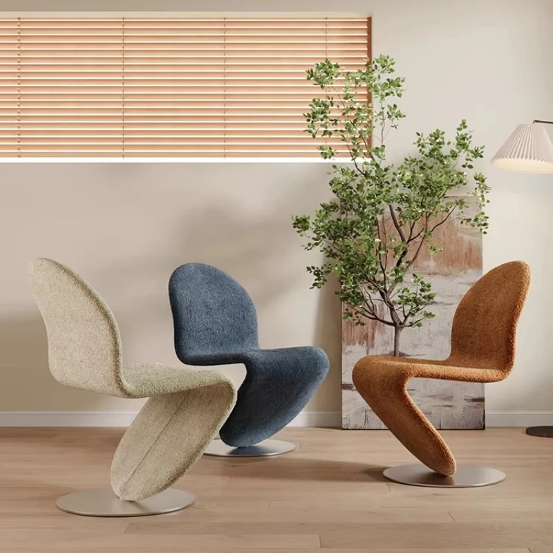 

Creative special-shaped dining chair Italian minimalist book chair Hotel cafe Leisure single chair