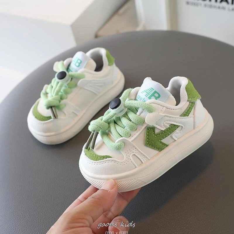 New Spring Autumn Children's Sneakers Boys Sport Shoes Girls Non-slip Casual Student Soft Flat Shoes Toddler Shoe 21-30 Size