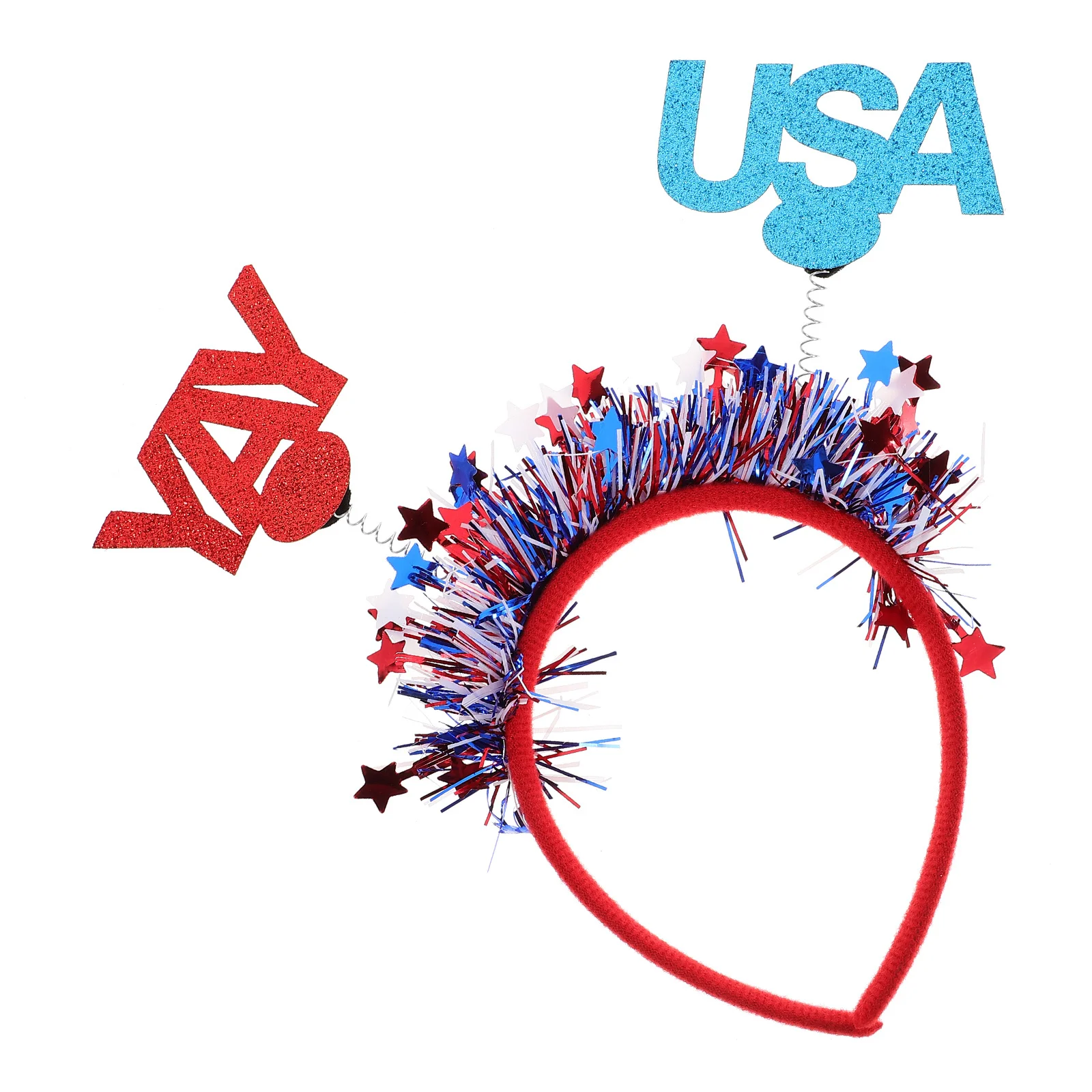 

Patriotic 4Th Of July Headband Independence Day Hair Hoop For Party Costume Cosplay Decorative Wear Festival Event Accessory