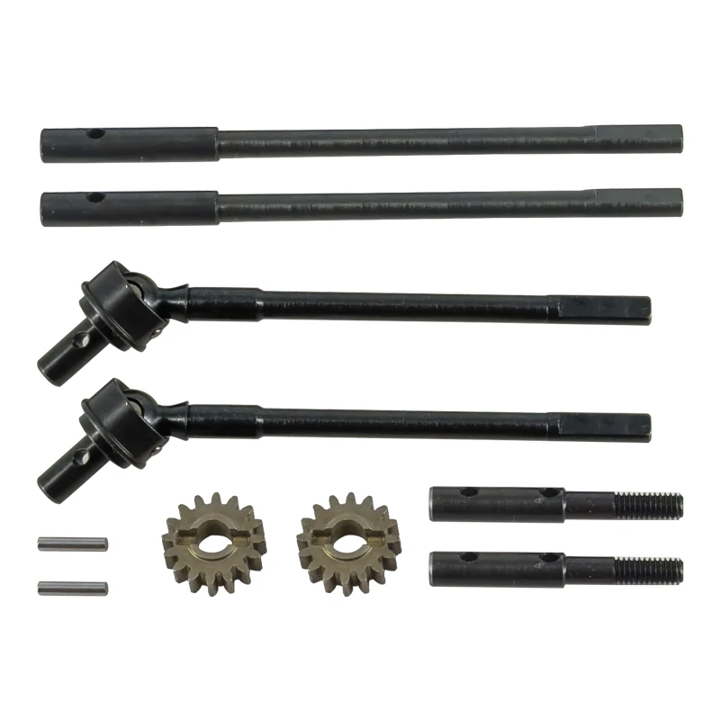 axial scx10 ii 2 upgrades Parts Metallic Front Rear Axle CVD Drive Shaft Portal Axles For 1/10 SCX10 I RC CAR Accessories