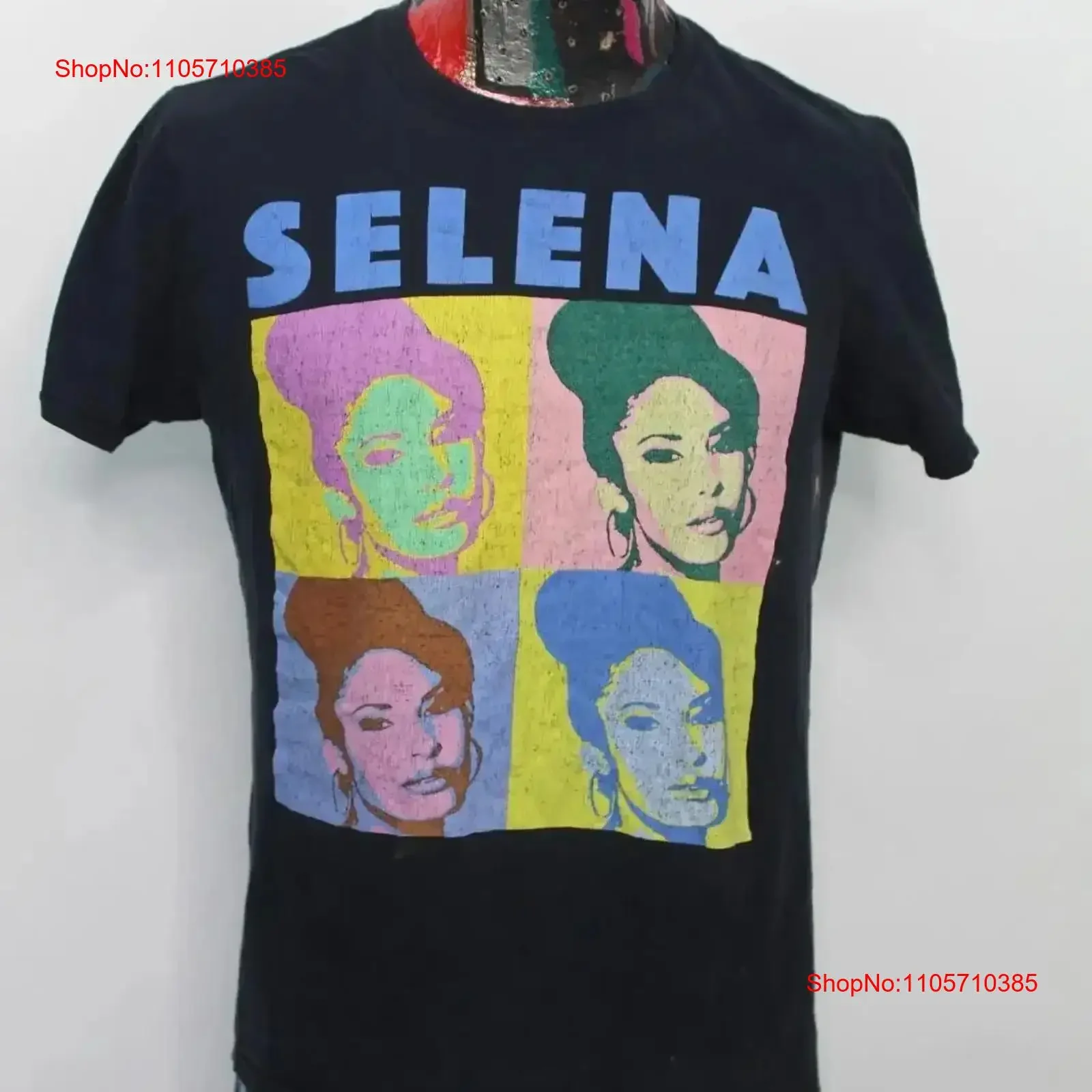 Official Selena Merchandise T Shirt Size Small vintage Washed graphic Stylish Stretched Versatile streetwear vintage Washed