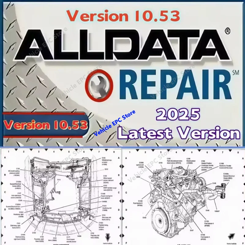 2026 AllData 10.53 Automotive Diagnostic Software: Empowers full - fledged data technical support for cars and trucks with wirin