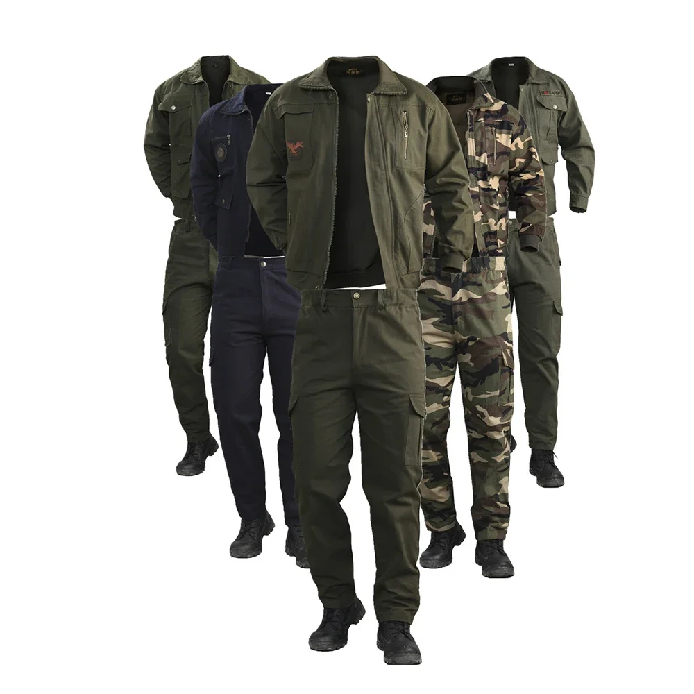 Hunting Uniform Workwear Suit Male Wear Camouflage Clothing Men\'s Labor Site Tooling  Tactical Hunting Uniform  Wwii German