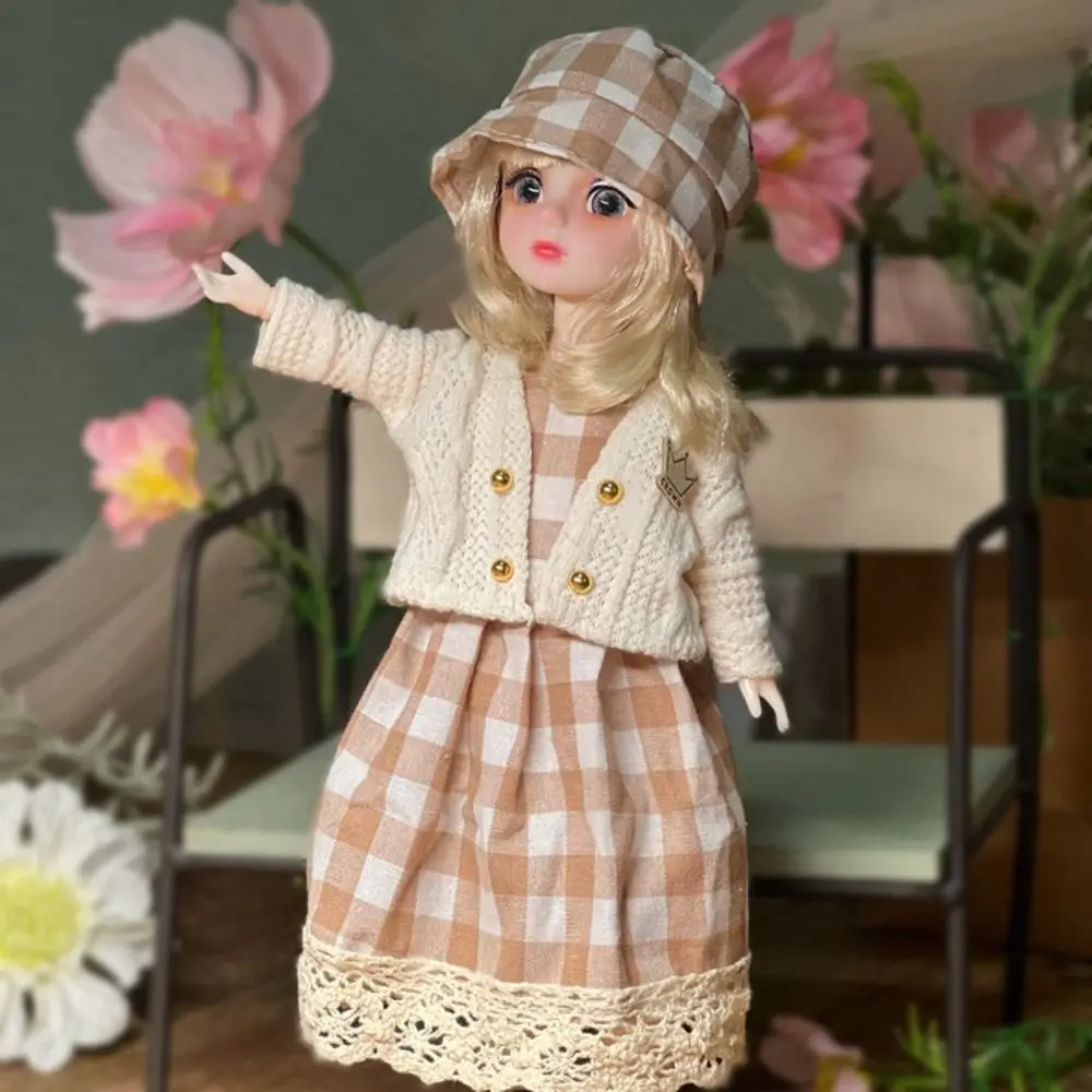 1 Set 1/6 SD 30 cm Bjd Puppe mit Kleidung Langes Haar Attraktive Augen Prinzessin Dress Up BJD Puppen Kugelgelenk mit Perücke Make-Up