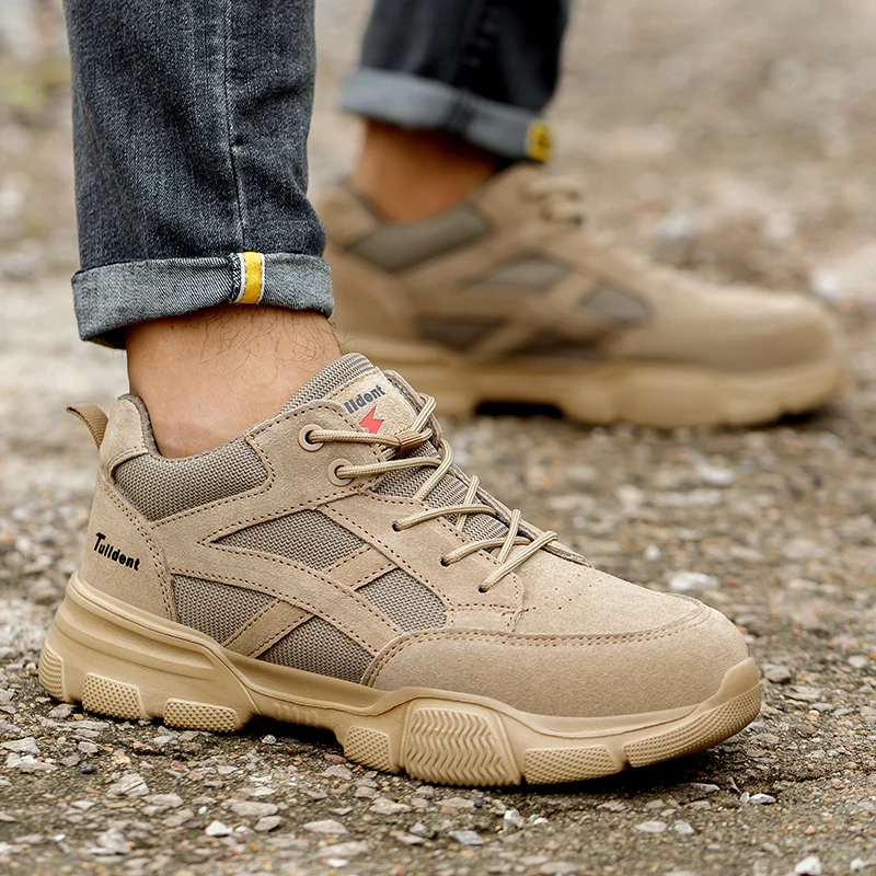 Insulation 10KV Safety Shoes Men Anti-smash Breathable Electrician Welding Work Boots Puncture-Proof Male Footwear