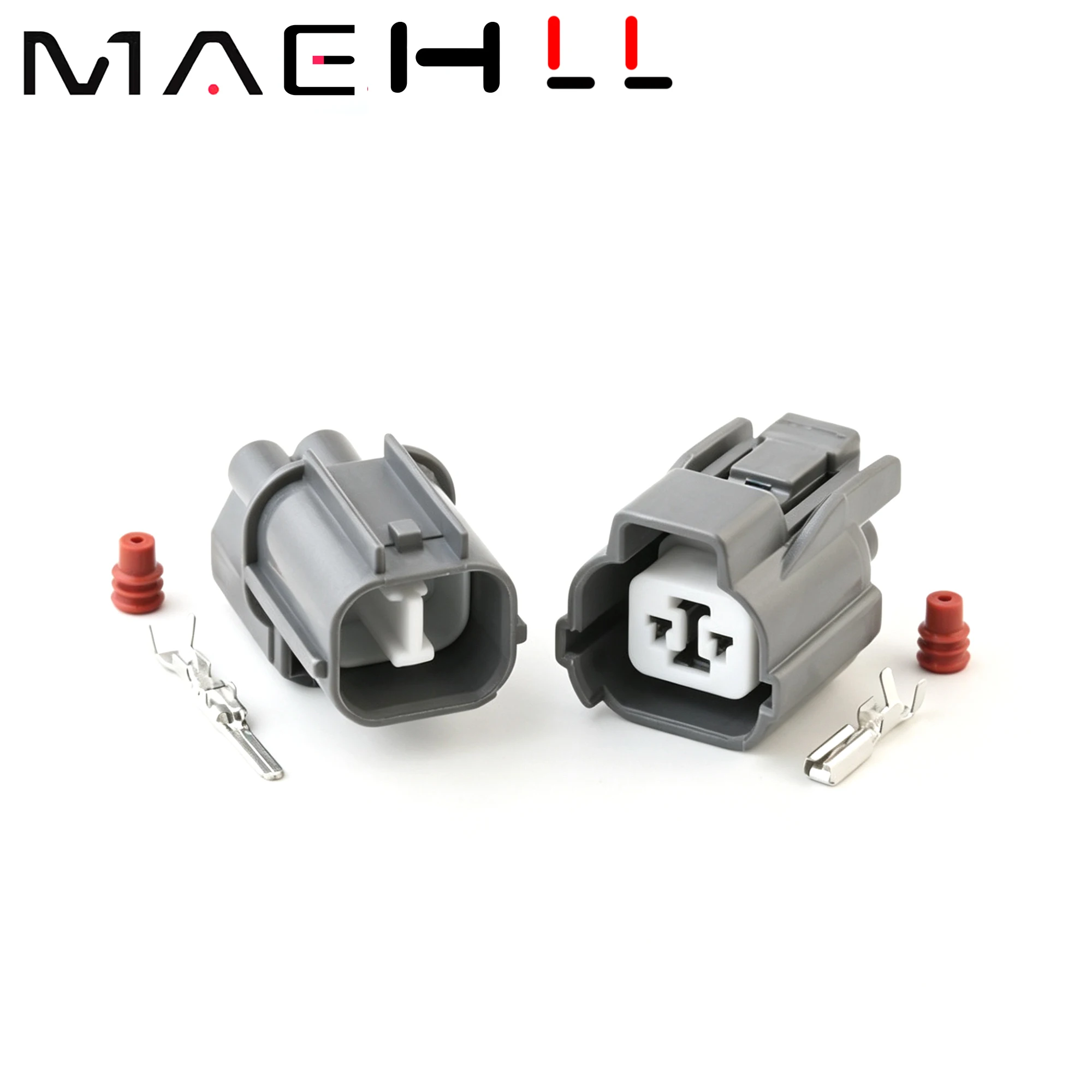 1Set 6181-0070 6189-0129 2-pin male and female waterproof car connector car horn speaker harness plug socket, suitable for Honda