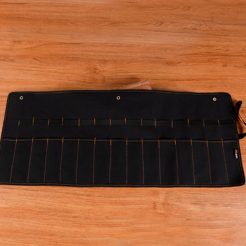 Chisel Carrying Case Canvas Pocket Tool Roll Holder Wrench Pouch OrganizerHotsale