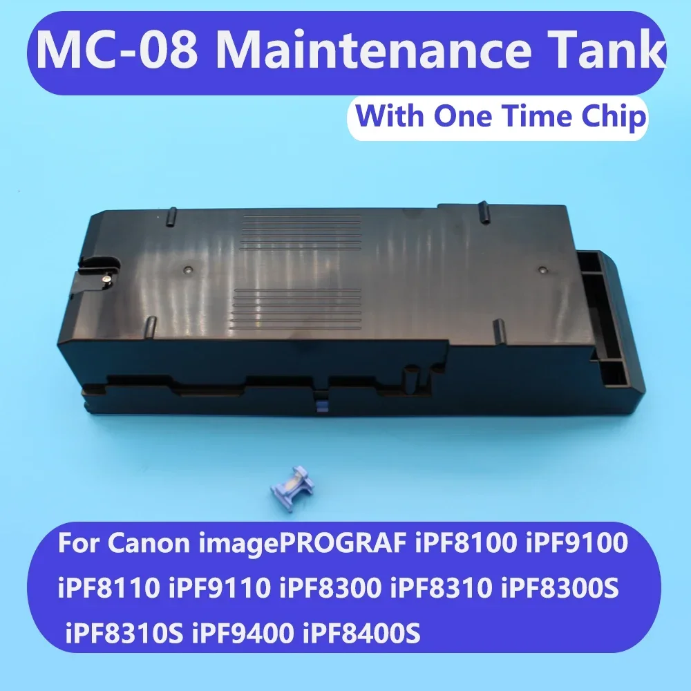 MC 08 Maintenance Tank MC08 Waste Ink Box Cartridge for Canon ImagePROGRAF IPF 8100 9100 8110 9110 8300 8300S 8310S 9400 8400S - Detail 1