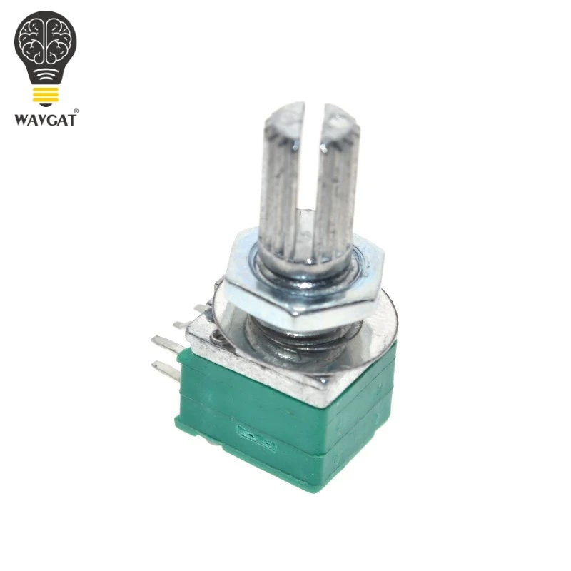 10PCS RK097G 5K 10K 20K 50K B100K Audio Versterker Verzegelde Dual Potentiometer 15mm as 6pins