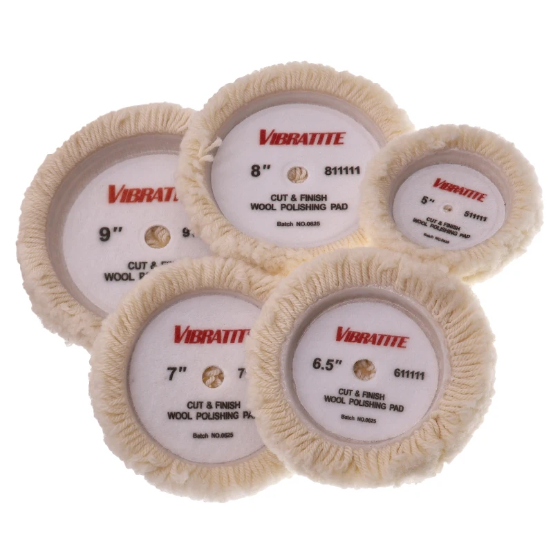 

5-9 дюймов комплект полировальных подушечек из шерсти, 100% натуральная шерсть для составной резки, полировка автомобиля, мотоцикла, стиральная машина, мебель