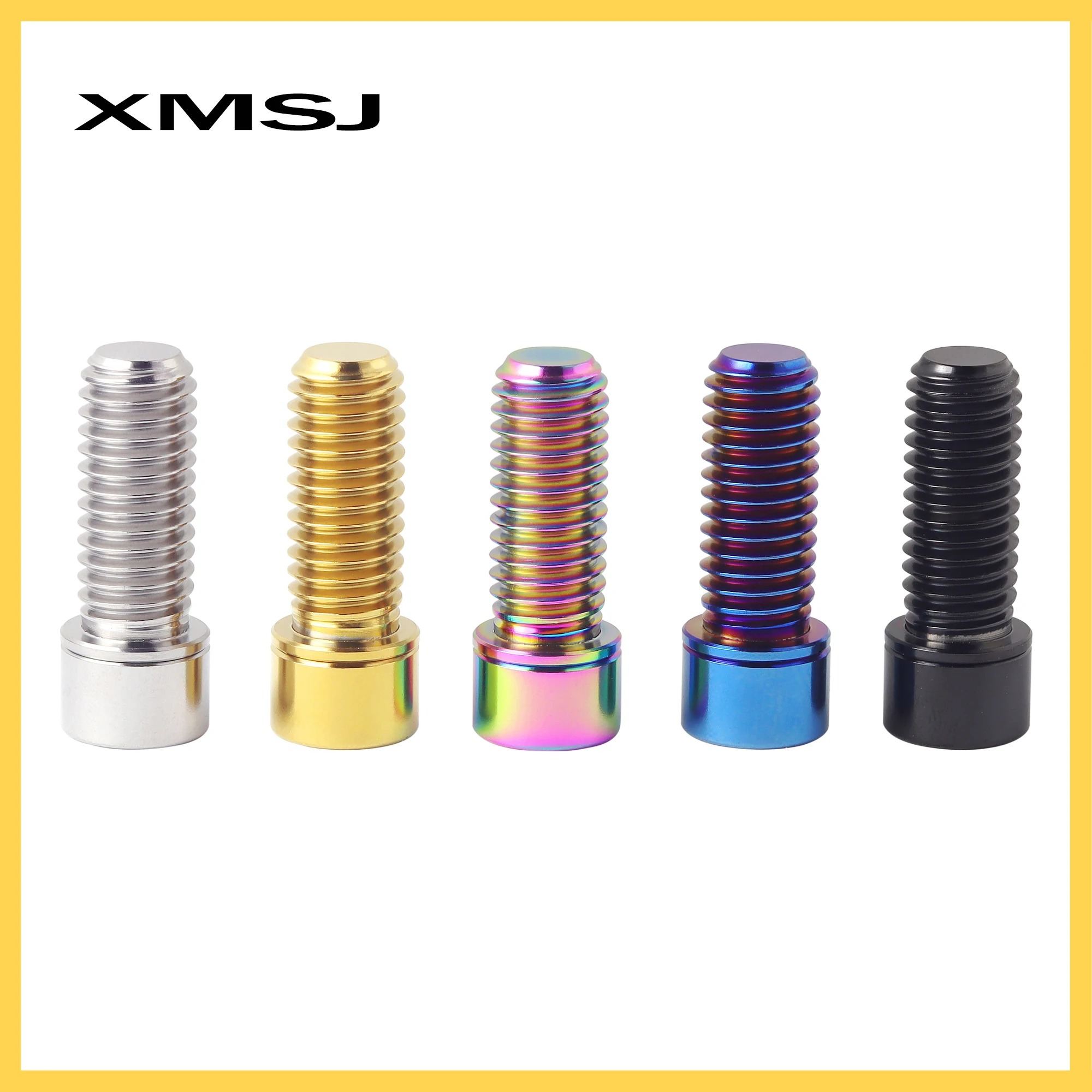 XMSJ Titanium Stem Clamp Bolt Screw M7/M8x20 25mm For Brompton Folding Bike Stem Clamp Handlebar Bicycle Screw Fastener view 5
