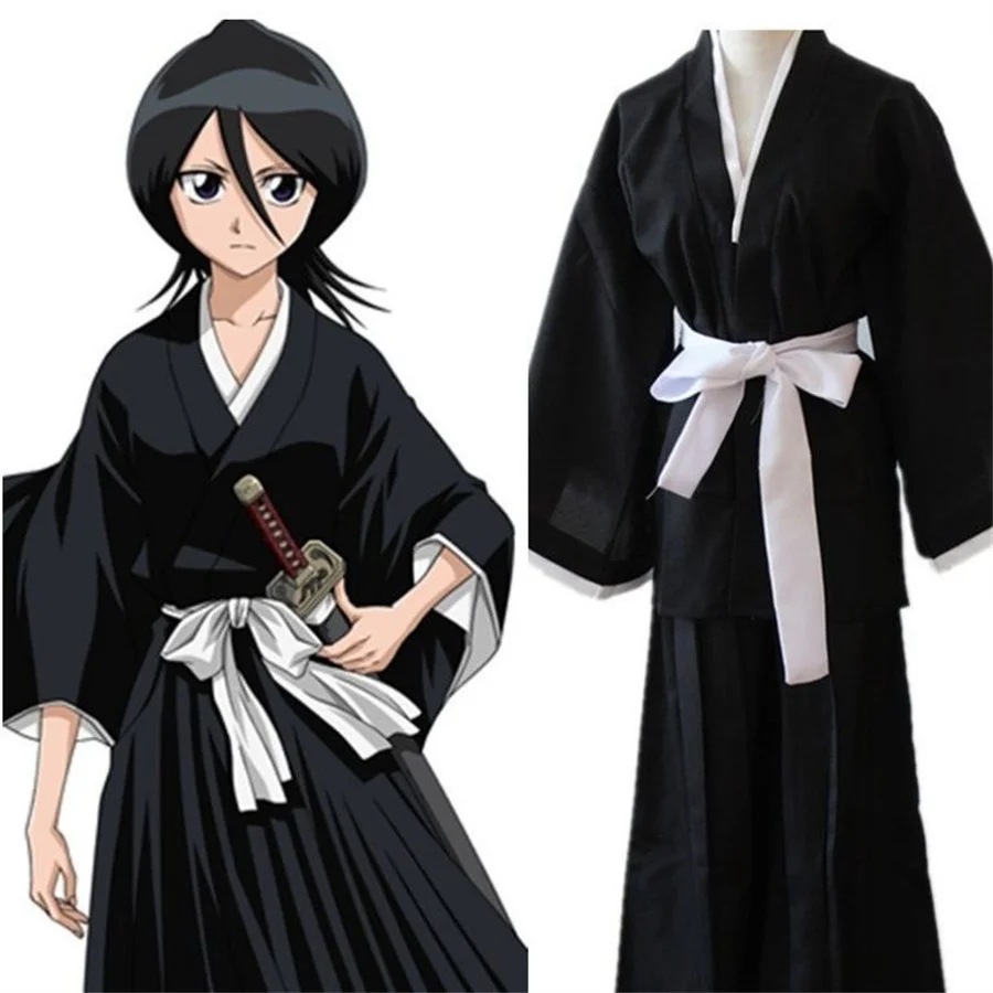 Disfraz de Cosplay Bleach Kuchiki Lucretia, Kimono de Anime, disfraz de Halloween para mujer, uniforme, disfraces de mascarada de kimono japonés