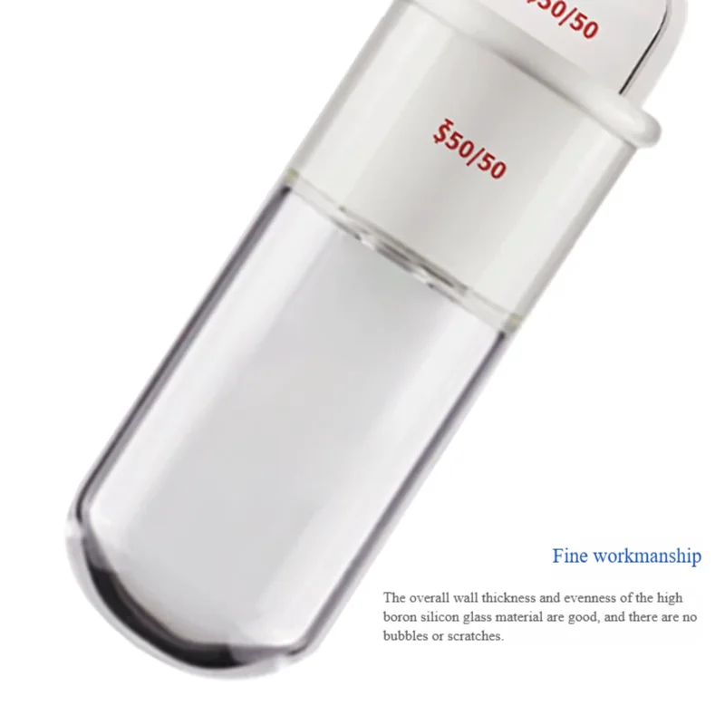 Vacuum pumping bottle connected to the pumping pipe ground 50/50 chemical experiment glass instrument