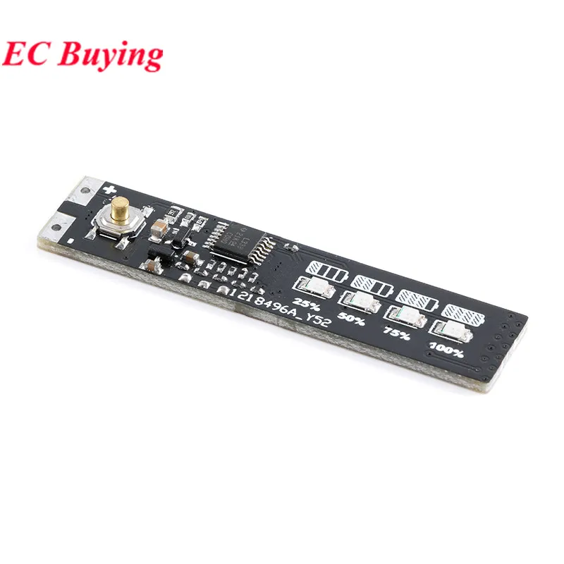 20Pcs/1pc 1-4S 3.7V Lithium Battery Level Indicator Detection Display Module 1S/2S/3S/4S Electric Vehicle Power Tester Li-ion