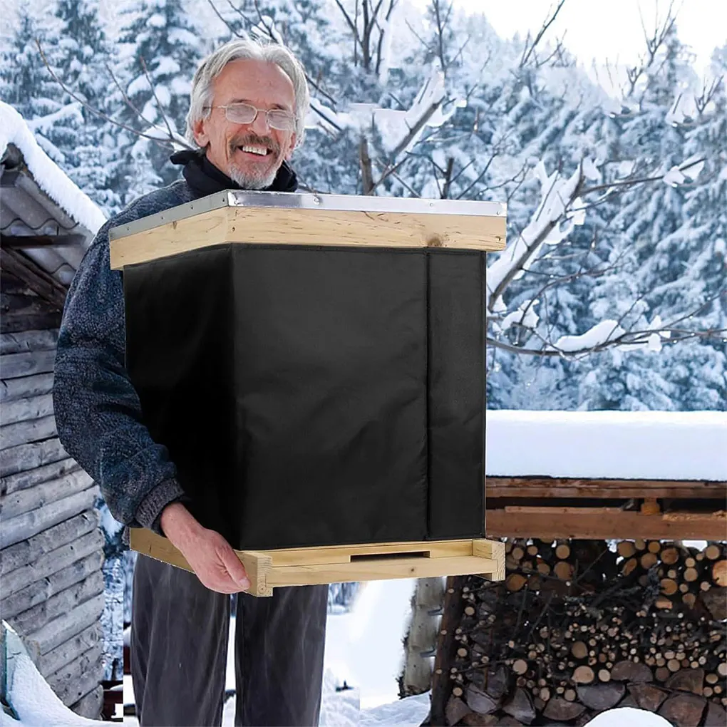 

Водонепроницаемый зимний чехол для пчел, гени, ветер и снег, простая установка для холодной погоды, День от града, 18*23,5 дюйма
