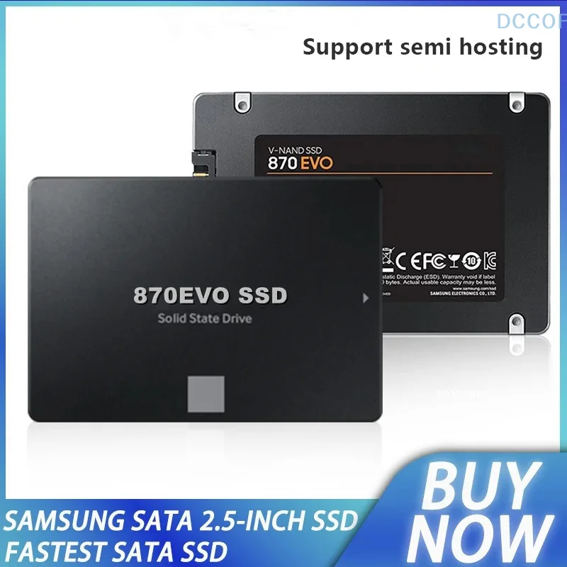 

870 EVO SATA III SSD External Hard Disk Internal Solid State Drive Interface High Speed External Solid State Drive For PC