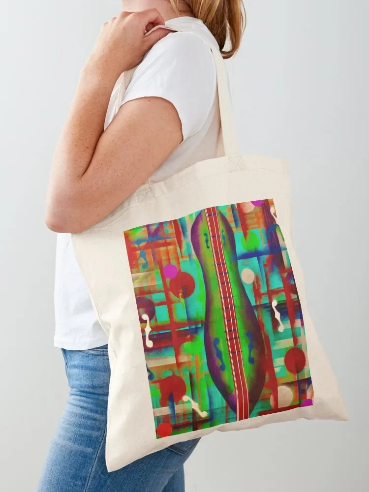 Mountain Dulcimer Tote Bag canvas tote bag Canvas shoulder bag large tote female