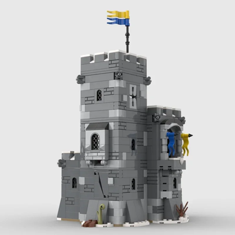 Moc Building Blocks Classic Castle Model Mountain Tower Technical Bricks DIY Assembly Construction Toys For Child Holiday Gifts