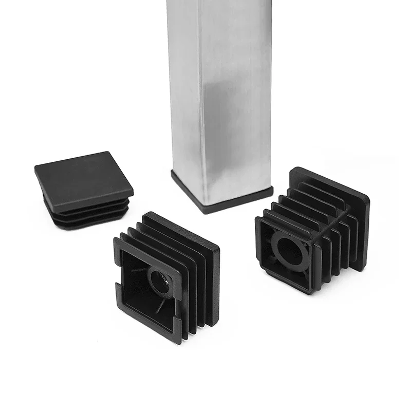 4 قطع من أقدام تسوية الأثاث القابلة للتعديل، مقابس ثقب الجوز المربعة 40 × 40 مم، وسادات قدم عالية مضادة للخدش للاستقرار #3