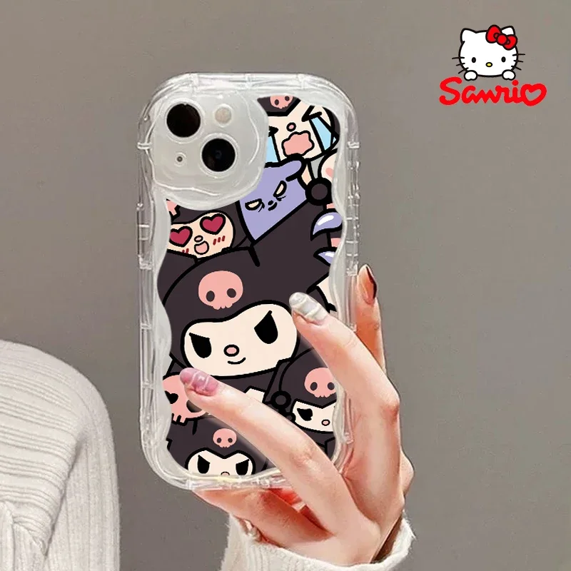 Sanrio Mobile Phone Shell Iphone15 Pro Girls Phone Case Hellokitty Cartoon for Iphone Iphone Case Kt Brithday Gift