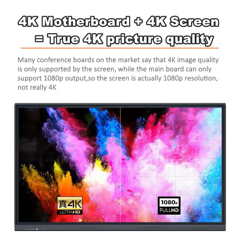 

CUMEI Factory Custom Digital Whiteboard Electronic Smart Board 65-110 Inch All-In-One Interactive Flat Panel 75 86 98 100 105