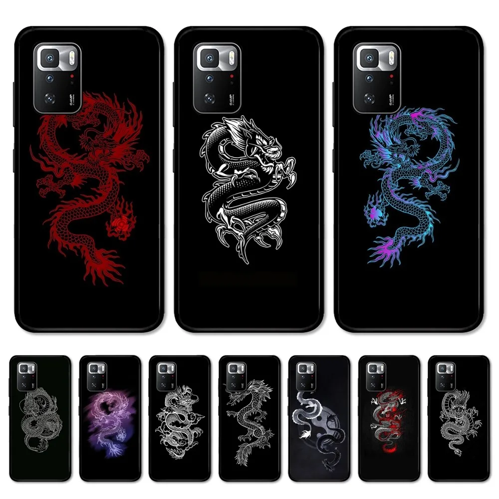 Color dragons Phone Case For Redmi Note 4 X 5 A 6 7 8 T 9 9S 10 11 11S 11Epro Poco M3 pro