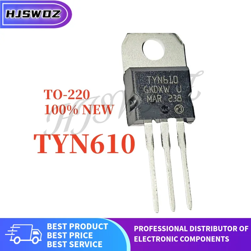 10PCS TYN610 TYN612 TYN616 TYN625 TYN640 TO-220 Unidirectional SCR Thyristor Brand New In Stock image 2