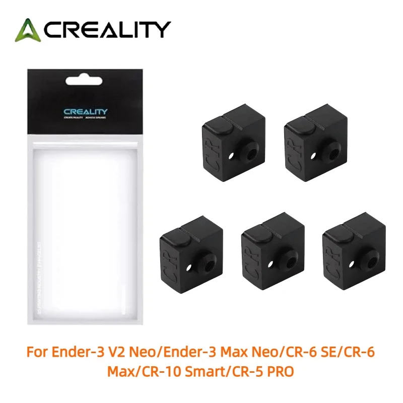 Creality Ender 3 V2 Neo Silicone Sock Heater Block Cover for Ender 3 Max Neo/CR‑6 SE/CR‑10 Smart Hotend Extruder 3D Printer Part