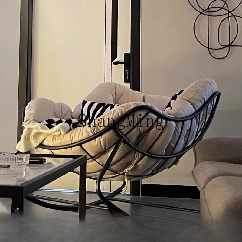 

FG rocking recliner balcony home leisure single lazy sofa living room light luxury rocking chair adults can sleep