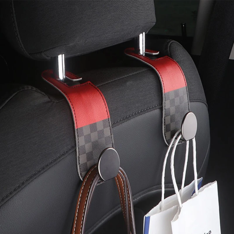 Car Interior Accessories Seat Back Hook Storage Metal Hooks For MINI Cooper S JCW F54 F55 F56 F57 F60 R55 R56 R60 R61 Countryman