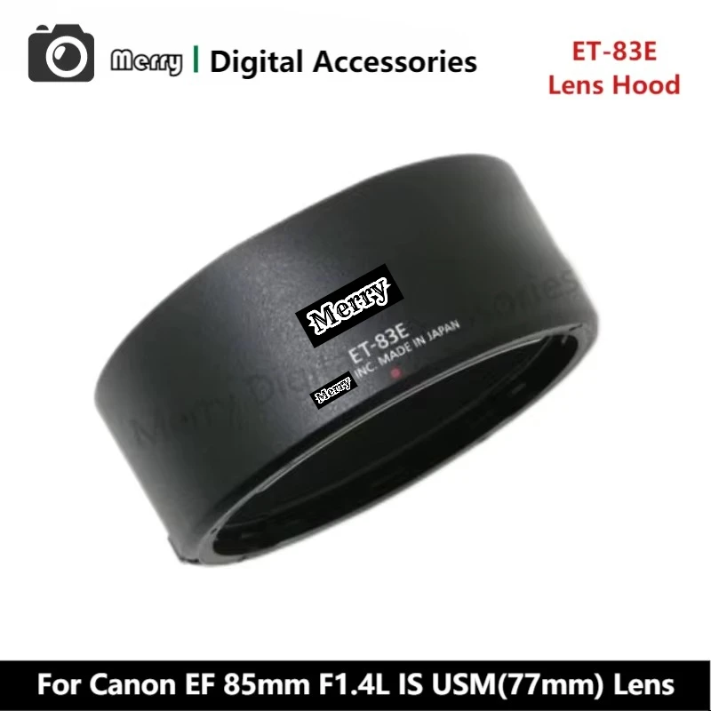 

New Original Genuine Front Lens Hood ET-83E For Canon EF 85mm F1.4L IS USM(77mm) Camera Lens EF85