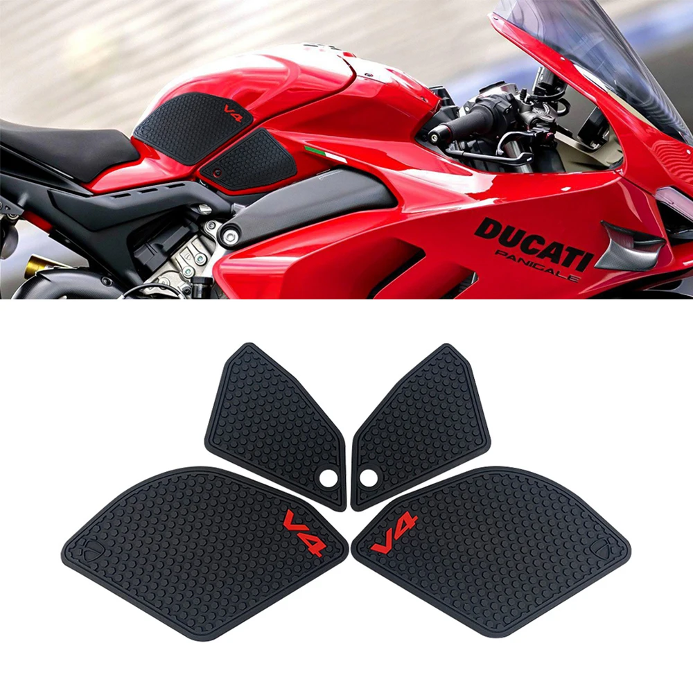 For Ducati Panigale V4 Panigale V4S /SP2 2022 Accessories Motorcycle Fuel Tank Pads Knee Grip Non-slip Side Protector Sticker