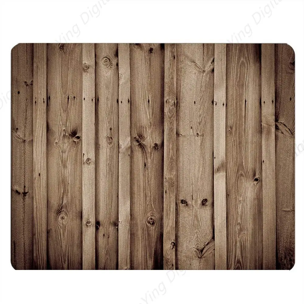 

Retro Rural Style Wooden Gaming Mouse Pad Suitable For Computer Desks And Laptop Offices, Anti Slip Rubber Mouse Pad 25*30cm