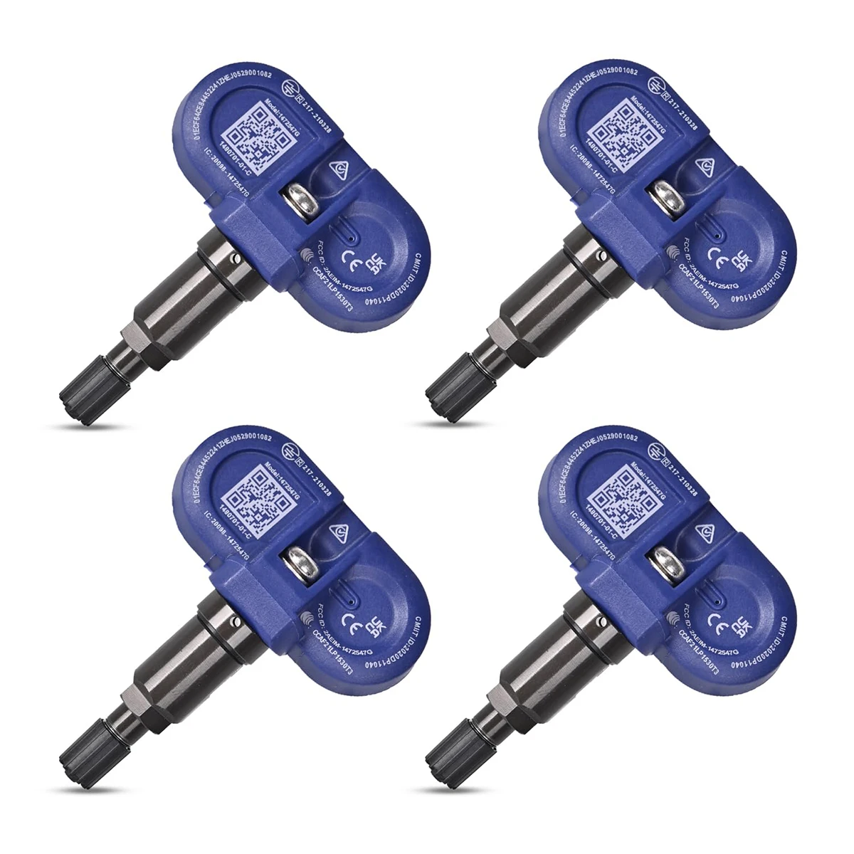 4 Stück Reifendrucküberwachungssensoren für Tesla Model 3 Y S X 2020-2024, für Tesla Model Y Juniper 2025, Bluetooth TPMS-Sensor 1490701-00-B 1490701-01-B 1490701-01-C – Detail 7